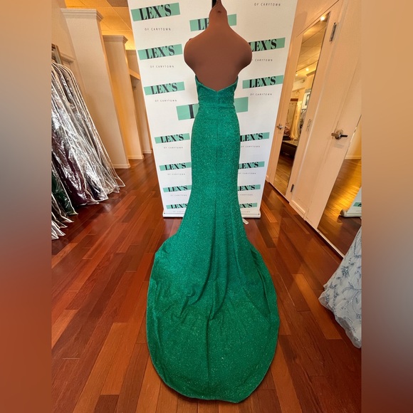 Jovani Glitter Gown - Picture 6 of 8